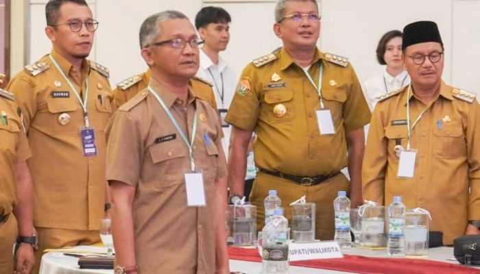 Pj Wali Kota Kendari Hadiri Rakorwasda 2024, Bahas Pengawasan Program Daerah