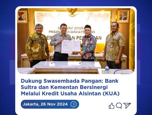 Bank Sultra dan Kementan: Kolaborasi untuk Memodernisasi Pertanian