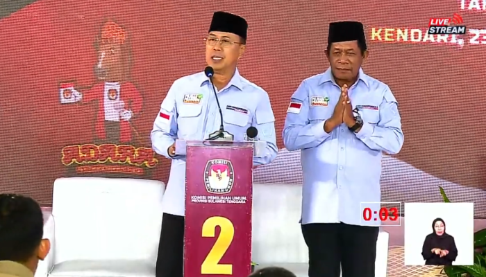 Kerendahan Hati ASR-Hugua, Mohon Maaf di Penutupan Kampanye Pilgub Sultra
