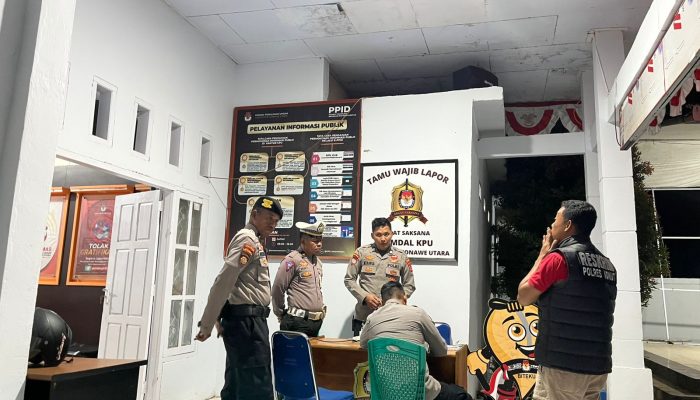 Operasi Mantap Praja Anoa 2024, Polisi Amankan Tahapan Pilkada Serentak di Konawe Utara