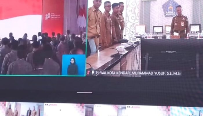 Pemkot Kendari Ikut Peringati Hari Anti Korupsi Sedunia 2024 Secara Daring