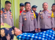 Kapolres Kolaka Jenguk Anggota Korban Pelemparan Batu: “SMG Lekas Sembuh”