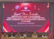 KPU Tetapkan Kemenangan Mutlak ASR-Hugua di Pilkada Sultra 2024