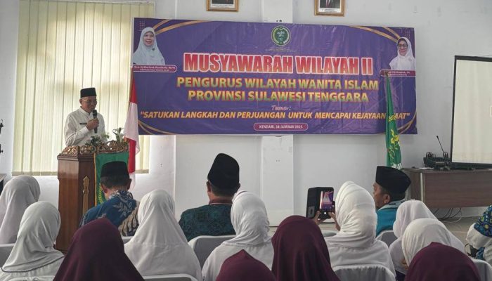 Sekda Sultra Asrun Lio Apresiasi Program Wanita Islam Wilayah Sultra, Ajak Bersama Wujudkan Kejayaan Umat
