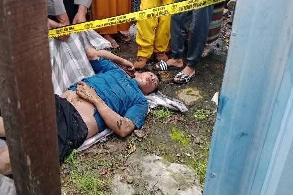 Mayat Pria Tanpa Identitas Gegerkan Warga Bontonompo