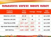 Produk Olahan Nikel, NPI hingga MHP, Mengalami Penurunan Harga Pekan Ini