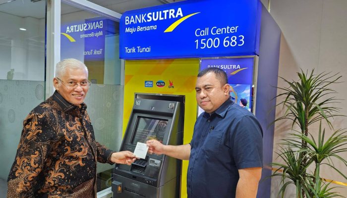 Bank Sultra Hadirkan ATM di Mess Pemprov Sultra, Permudah Transaksi Warga Sultra di Jakarta