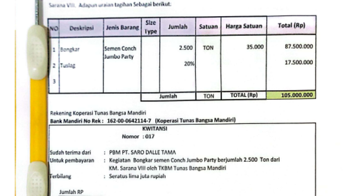 Putusan MA Dilanggar, M.A dan F Tetap Gunakan Atribut Koperasi TKBM Tunas Bangsa Mandiri Secara Ilegal