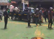 Buruh Pelabuhan Kendari Kepung Kemenkumham Sultra, Tuntut Keadilan dalam Kasus Pemalsuan Dokumen