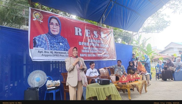 Reses di Mataiwoi, Hj. Harmawati Kadir Janji Perjuangkan Normalisasi Drainase di Mataiwoi