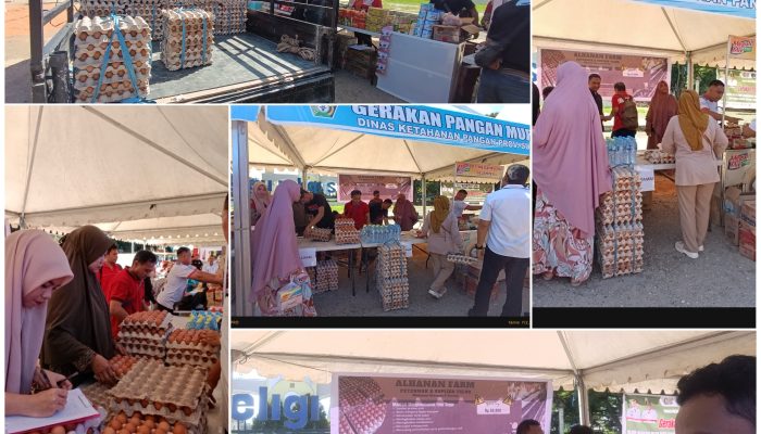 Jelang Idul Fitri, Alhanan Farm Banjir Pembeli di Gerakan Pangan Murah Pemprov Sulawesi Tenggara