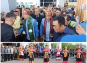 Keberagaman Budaya Sultra Warnai Penyambutan Gubernur Andi Sumangerukka dan Wakil Gubernur Hugua