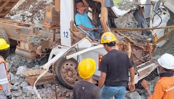 Maut Kembali Hantui Proyek Jetty IPIP Pomalaa, Pekerja Tewas Digencet Dump Truck Saat Bongkar Batu