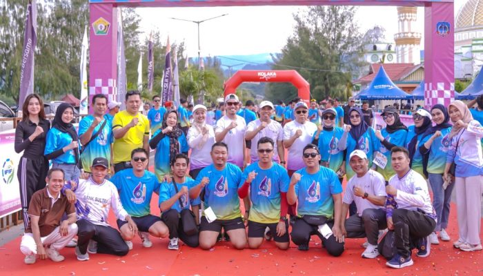 Ribuan Warga Sultra Tumpah Ruah di Fun Run Bank Sultra, Hadiah Motor Jadi Rebutan!