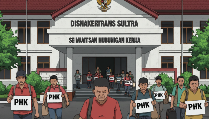 1.280 Pekerja Gigit Jari, Sulawesi Tenggara Masuk Zona Merah PHK Nasional!