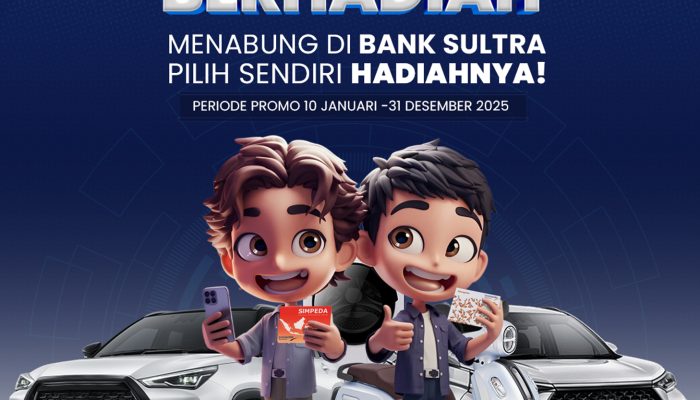 Jangan Kedip! “TABUR BERHADIAH” Bank Sultra: Nabung Untung, Langsung Pilih Yaris Cross, Veloz, atau MacBook Pro!