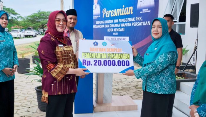 Perkuat Peran Perempuan, Wali Kota Kendari Resmikan Gedung Terpadu Organisasi Wanita