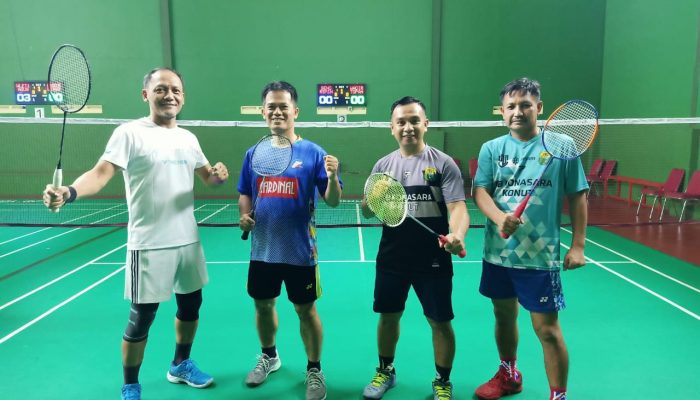 Bukan Hanya Reserse, AKBP Priyo Utomo Juga Jago Bulutangkis Pimpin Kemenangan Polda Jabar