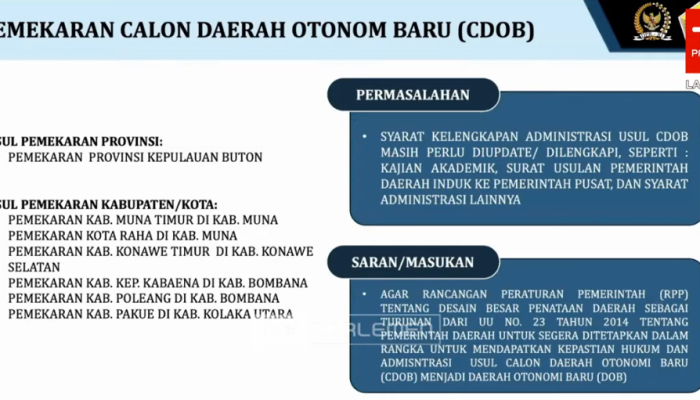Sultra Dorong Pemekaran di RDP: Kepulauan Buton Jadi Calon Provinsi Baru