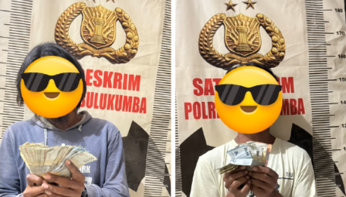 Polres Bulukumba Amankan Dua Jukir Liar Diduga Preman di Pasar Sentral