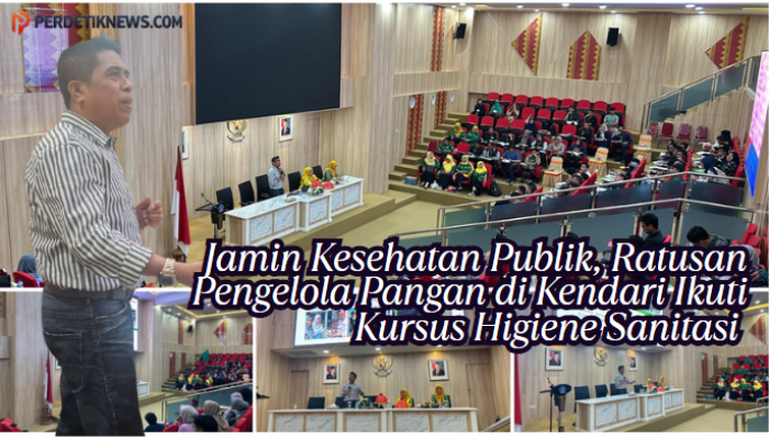 Jamin Kesehatan Publik, Ratusan Pengelola Pangan di Kendari Ikuti Kursus Higiene Sanitasi
