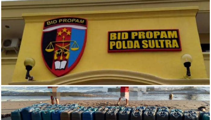 Propam Polda Sultra Selidiki Oknum Brimob di Balik 10 Ton Solar Ilegal Kolaka Utara