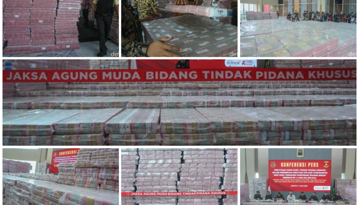 Kejagung Pamer Uang Sitaan Korupsi CPO Wilmar Group, Rp2 Triliun Berjejer, Total Sitaan Capai Rp11,8 Triliun!