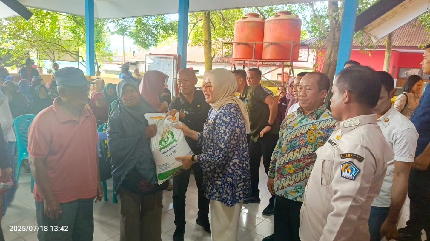 Wali Kota Siska Imran Pastikan Penyaluran, Beras CBP Mengalir ke Tiga Kecamatan Kendari
