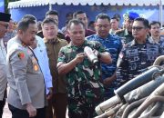 Sinergi TNI-Polri di Sultra: Danrem 143/HO Hadiri Pemusnahan Ribuan Knalpot Brong Hasil Operasi Patuh Anoa