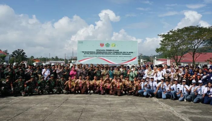 Danrem 143/HO Tekankan Partisipasi Masyarakat dalam TMMD ke-125 di Konawe