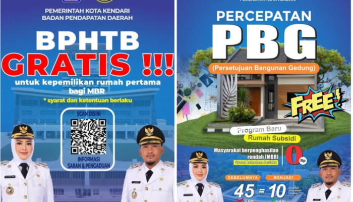 Impian Rumah Pertama Makin Nyata di Kendari! Pemkot Beri BPHTB & PBG Gratis untuk MBR
