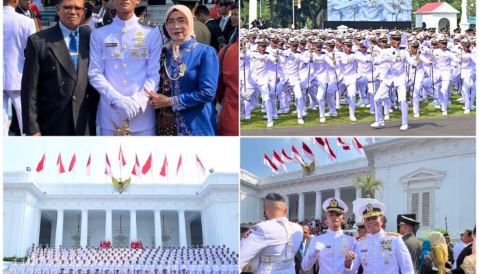 Letda Tri Sakti, Mantan Paskibraka Sultra, Jadi Lulusan Terbaik AAL, Pimpin Pasukan di Istana