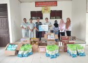 Jasa Raharja Sultra Salurkan Bantuan Sembako untuk Korban Banjir di Kendari