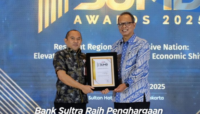 Bank Sultra Raih Penghargaan Top BUMD 2025: Bukti Inovasi dan Dampak Positif di Daerah