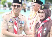 Kolaborasi Bangun Ketahanan Bangsa, Bupati Kolaka Pimpin Upacara HUT Pramuka