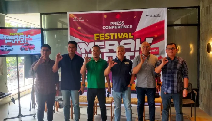 Kalla Toyota Kuasai Pasar Kendari, Gelar Pameran Spesial Merah Putih