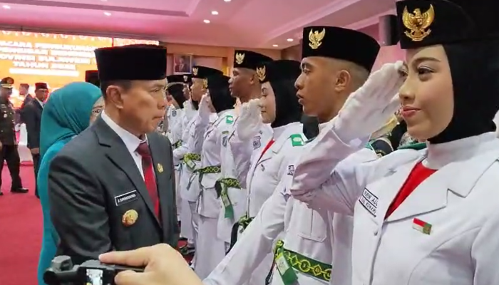 Gubernur Sultra Dukung Penuh Cita-Cita Paskibraka Jadi Abdi Negara