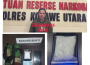 Kurir Sabu 50 Gram Ditangkap di Konawe Utara