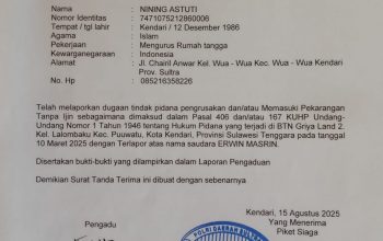 Bersembunyi di Balik Seragam, Oknum Satpol PP Kendari Dilaporkan Atas Dugaan Kekerasan Terhadap Ibu dan Anak