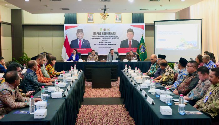 Rakor di Maluku Utara, Menteri Nusron Tekankan Pentingnya Dukungan Pemda dalam Pembuatan Sertipikat Tanah
