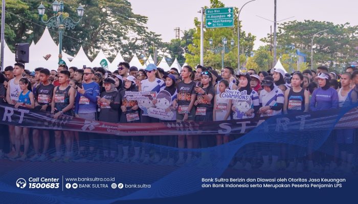 Bank Sultra Aktif Dukung Gaya Hidup Sehat di Ajang Amazing Sultra Run