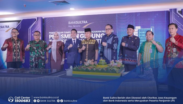 Bank Sultra Resmikan Kantor Pusat Baru, Siapkan Layanan Prioritas Modern