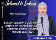 Regenerasi Kepemimpinan IMPIB, Nurhayana Terpilih Pimpin Mahasiswa Bombana