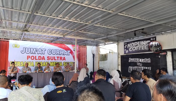 Jumat Curhat: Akses Informasi Tersendat, Humas Polda Sultra Disorot Tajam Awak Media