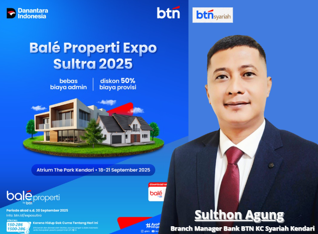 Branch Manager Bank BTN KC Syariah Kendari, Sulthon Agung,