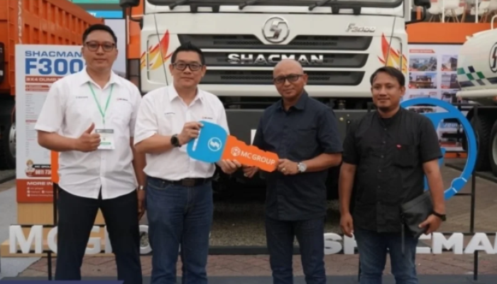 Pengusaha Kendari Borong 50 Unit Shacman, Pimpin Transaksi Terbesar di Mining Expo 2025