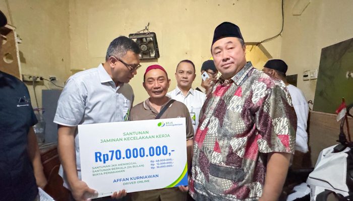 Tragedi Pejompongan: Driver Ojol Meninggal Saat On Bid, Ahli Waris Terima Santunan BPJS Ketenagakerjaan Rp70 Juta