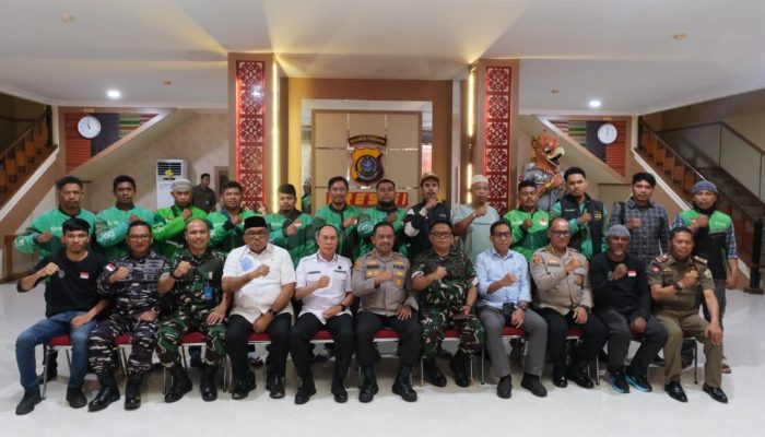 Danrem dan Kapolda Kompak Temui ASOKA, Jamin Keamanan Pengemudi Ojol di Sultra