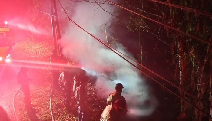 Damkar Kendari Berhasil Padamkan Kebakaran Lahan Dekat Permukiman Warga