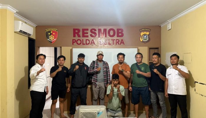 Tim Resmob Polda Sultra Ringkus Pencuri AC di Kendari